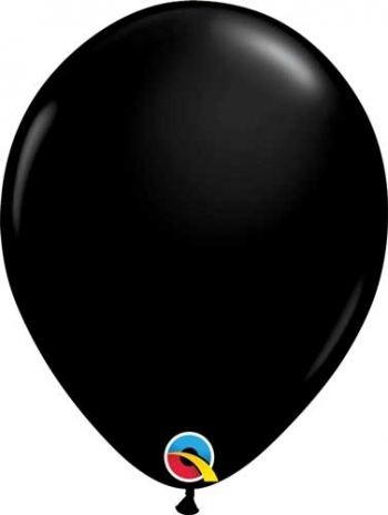 Q   Fashion Onyx Black balloons QUALATEX