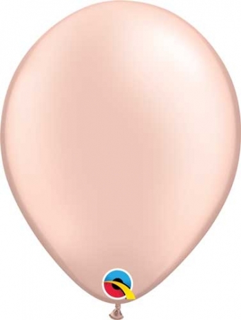 Q   Pearl Peach balloons QUALATEX