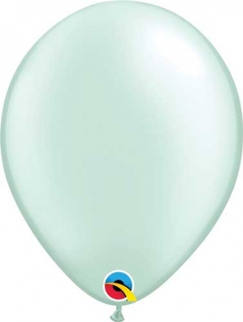 Q   Pearl Mint Green balloons QUALATEX