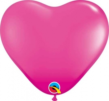 Heart Fashion Wild Berry balloons QUALATEX