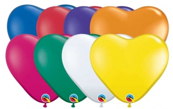 Heart Jewel Assorted QUALATEX