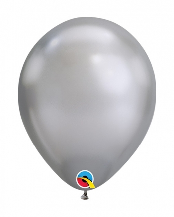 Q   Chrome Silver Balloons balloons QUALATEX