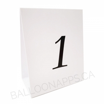 (12) Placecards #1-12 tableware