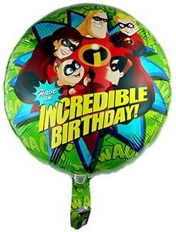 18" Foil - Birthday - Incredibles balloon foil balloons