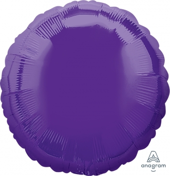 Foil Circle - Quartz Purple balloon ANAGRAM