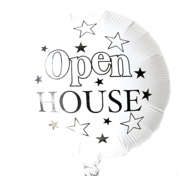 18"  Foil - Open House  balloon foil balloons