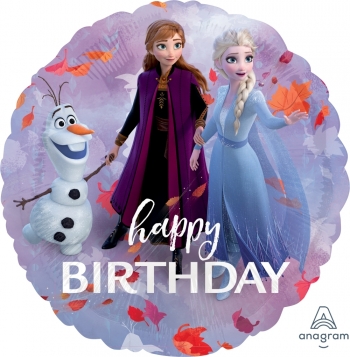 Frozen 2 Happy Birthday balloon ANAGRAM