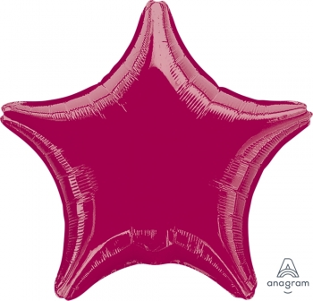 19" Foil Star - Burgundy balloon foil balloons