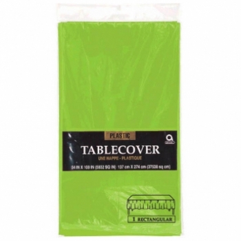 (1) Tablecover Rect 54" x 108" - Kiwi Lime tableware