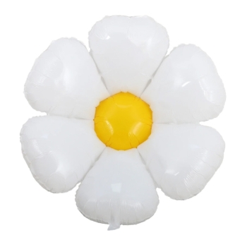 22" Daisy Flower Marigold Balloon Air-Fill unpacked foil balloons