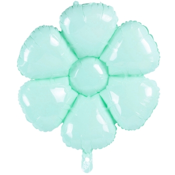 22" Daisy Flower Tiffany Green Balloon Air-Fill unpacked foil balloons