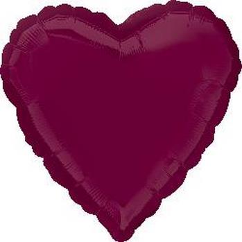 18" Foil Heart - Berry balloon foil balloons