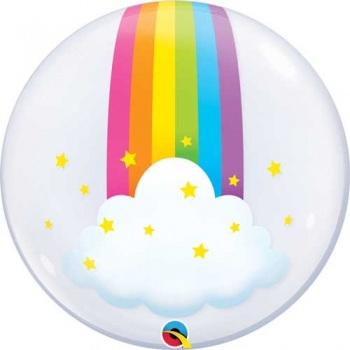 24" BUBBLE DECO RAINBOW other balloons