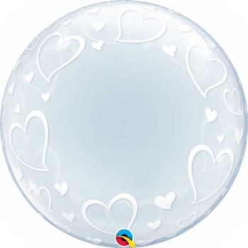 Deco Bubble - Stylish Hearts QUALATEX