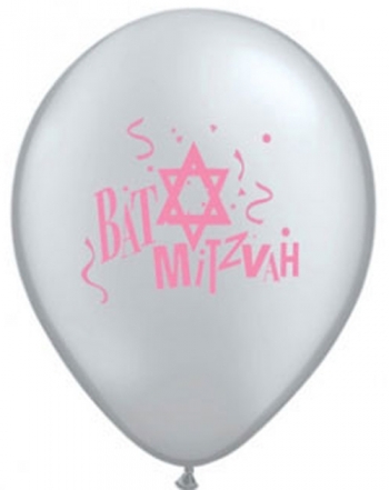 Bat Mitzvah - Silver QUALATEX