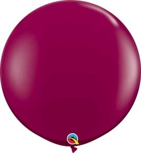 Q   Jewel Burgundy balloons QUALATEX