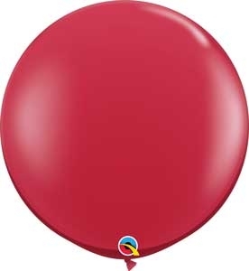 Q   Jewel Ruby Red balloons QUALATEX