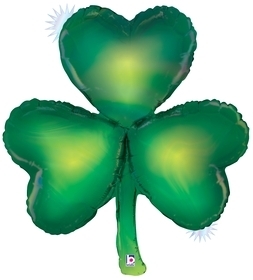 32" Opal Shamrock St Patricks Balloon Seasonal foil balloons