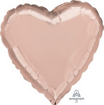 18" Rose Gold Love Heart balloon foil balloons