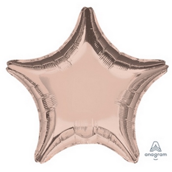 Rose Gold Star Decorator balloon ANAGRAM