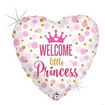 18" Glitter Baby Welcome Little Princess balloon foil balloons