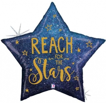 36" Reach for the Stars Graduation Balloon foil balloons