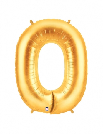 40" Megaloon - Letter O - Gold balloon foil balloons