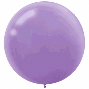 ECONO (4) 24" Round Latex - Lavender balloons latex balloons