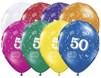 50 Around - Jewel Assorted QUALATEX