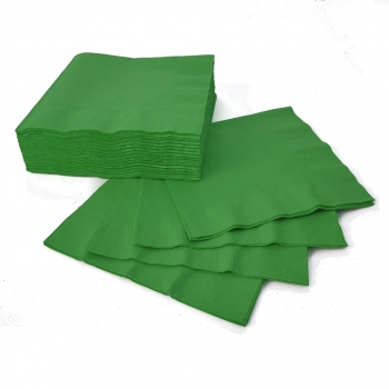 (50) Beverage Napkins - Festive Green* tableware