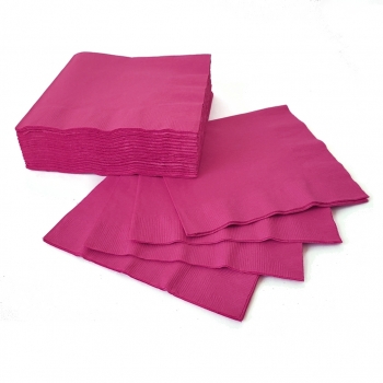 (50) Beverage Napkins - Magenta* tableware