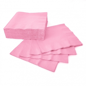 (50) Beverage Napkins - New Pink tableware