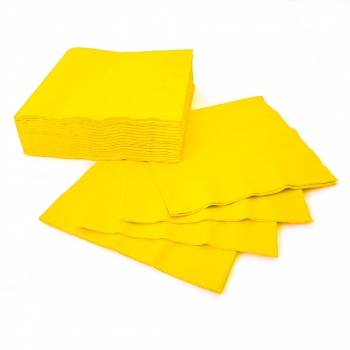 (50) Beverage Napkins - Yellow Sunshine* tableware