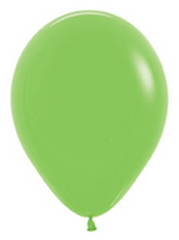 SEM   Deluxe key Lime balloons SEMPERTEX+BETALLIC