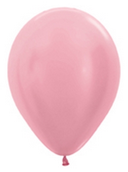 SEM   Pearl Pink balloons SEMPERTEX+BETALLIC