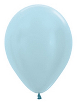 Pearl Blue balloons BETALLIC BETALLATEX