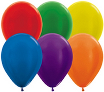 Metallic Assorted balloons BETALLIC BETALLATEX