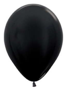 SEM   Metallic Black balloons SEMPERTEX%2BBETALLIC