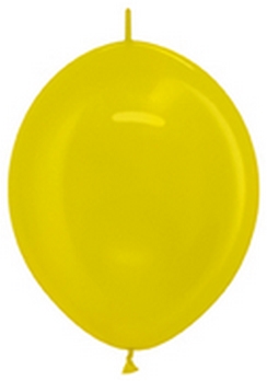 Link-O-Loon Metallic Yellow balloons BETALLIC BETALLATEX