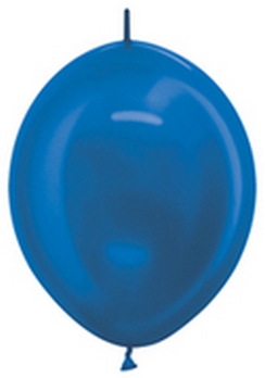 Link-O-Loon Metallic Blue balloons BETALLIC BETALLATEX