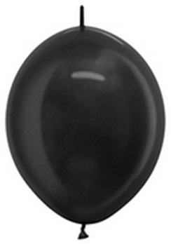 Link-O-Loon Metallic Black balloons BETALLIC BETALLATEX