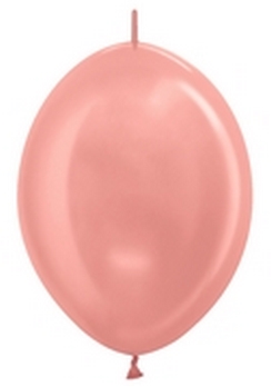 Link-O-Loon Metallic Rose Gold balloons BETALLIC BETALLATEX