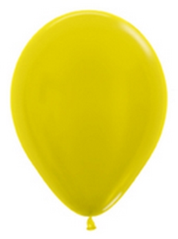 Metallic Yellow balloons BETALLIC+SEMPERTEX