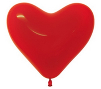 Heart Crystal Red balloons BETALLIC BETALLATEX