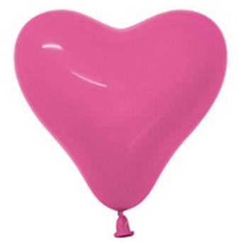 Heart Deluxe Fuchsia balloons BETALLIC BETALLATEX