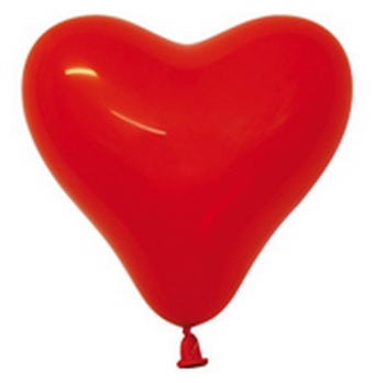 Heart Fashion Red balloons BETALLIC+SEMPERTEX