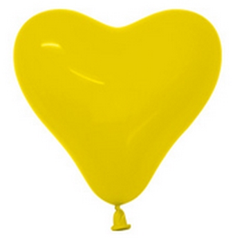 Heart Fashion Yellow balloons BETALLIC BETALLATEX