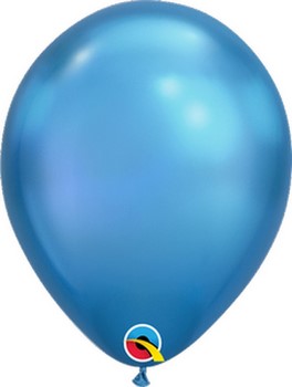 Q   Chrome Blue Balloons balloons QUALATEX