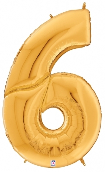 Gigaloon - Number - #6 - Gold BETALLIC