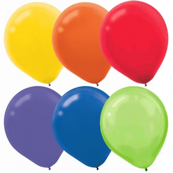 ECONO (72) 12" Primary Assorted balloons latex balloons